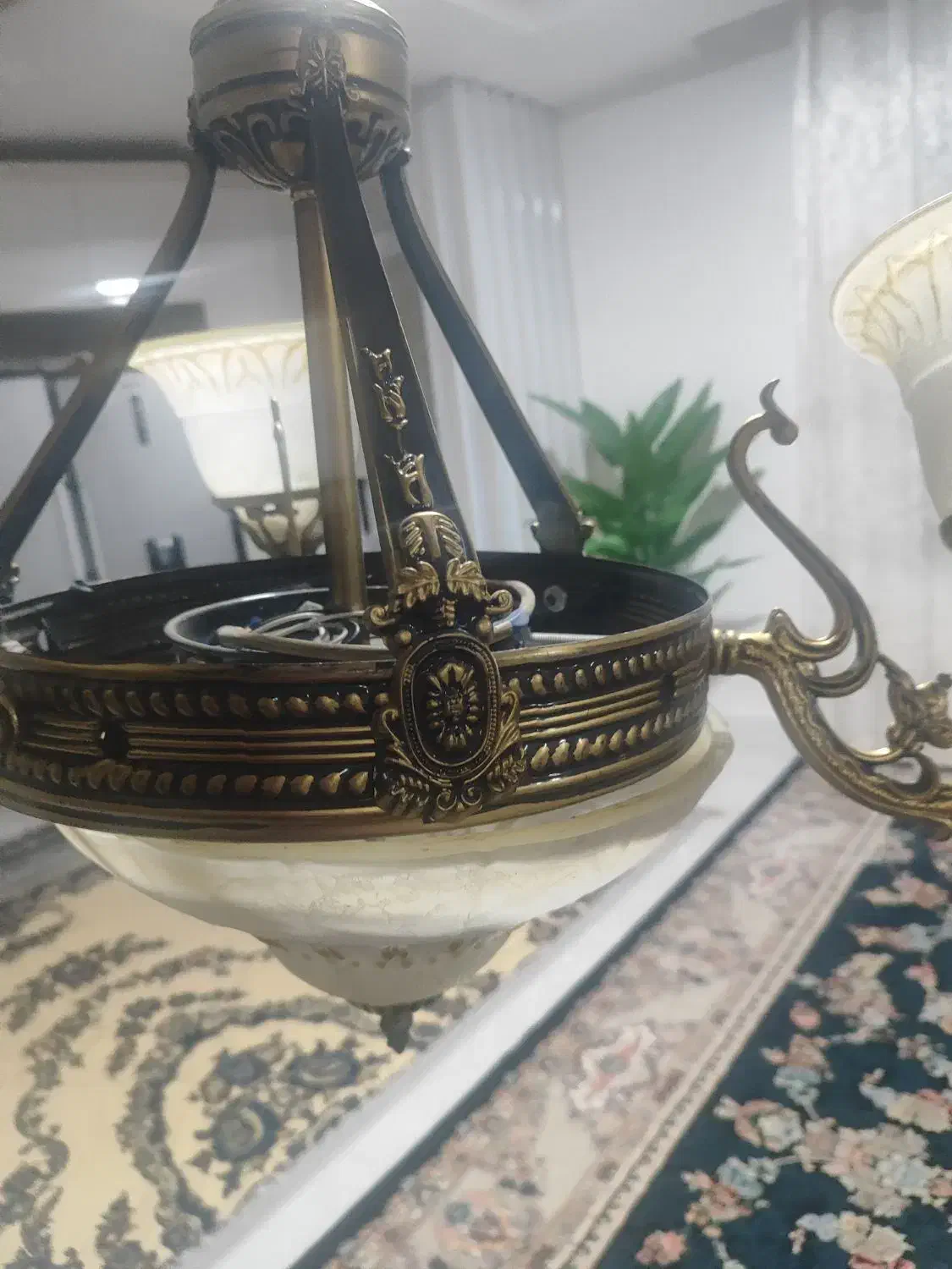 لوستر برنز|لوستر و چراغ آویز|دورود, |دیوار