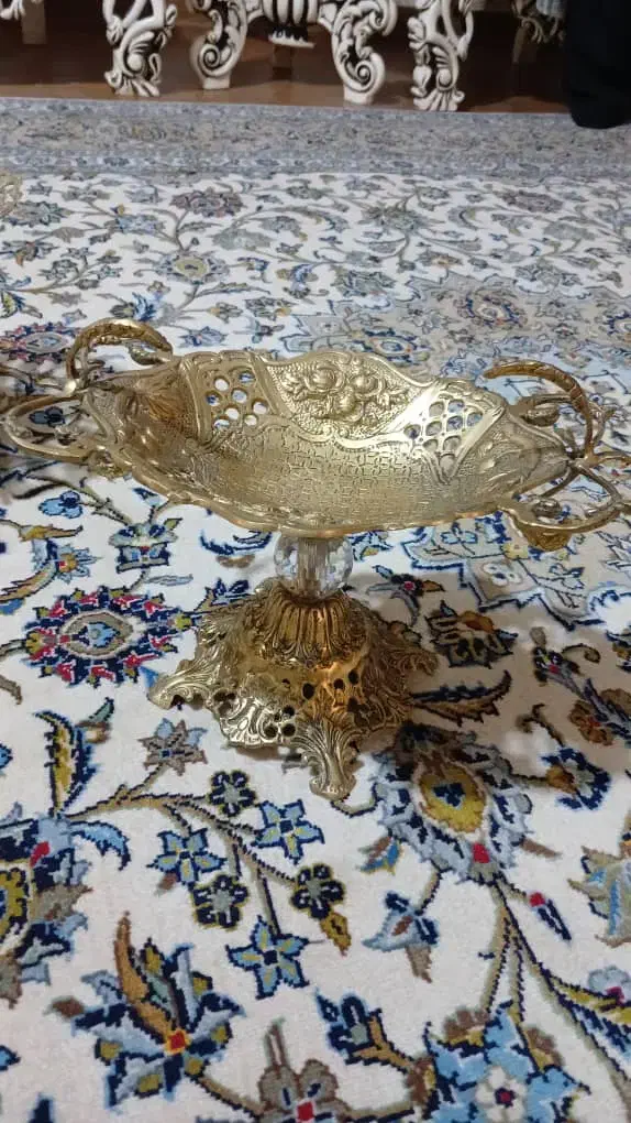 میز و اینه شمعدان برنجی|صنایع دستی و سایر لوازم تزئینی|ری, دولت‌آباد|دیوار