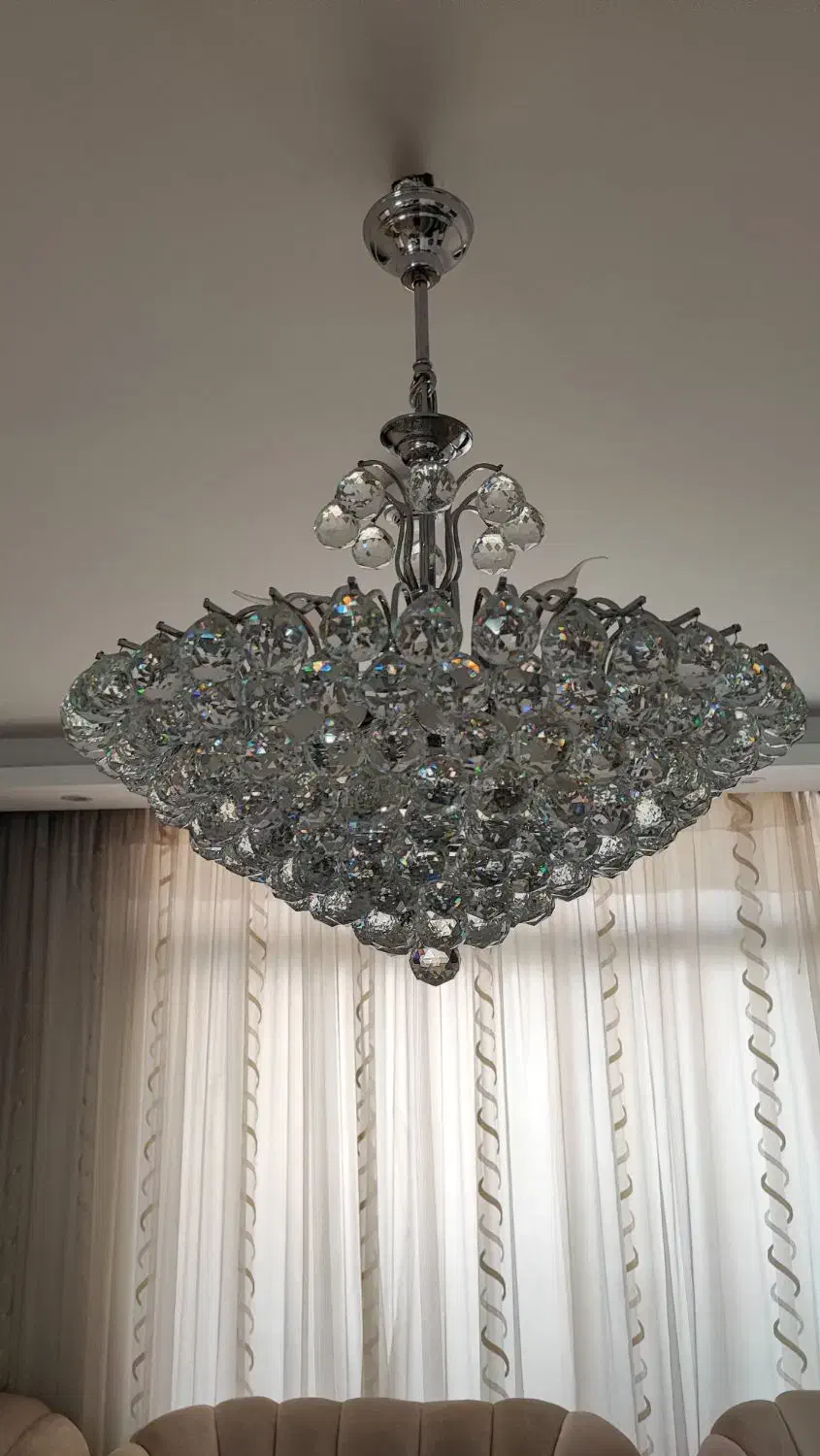 لوستر کریستالی|لوستر و چراغ آویز|اصفهان, مهدی آباد|دیوار