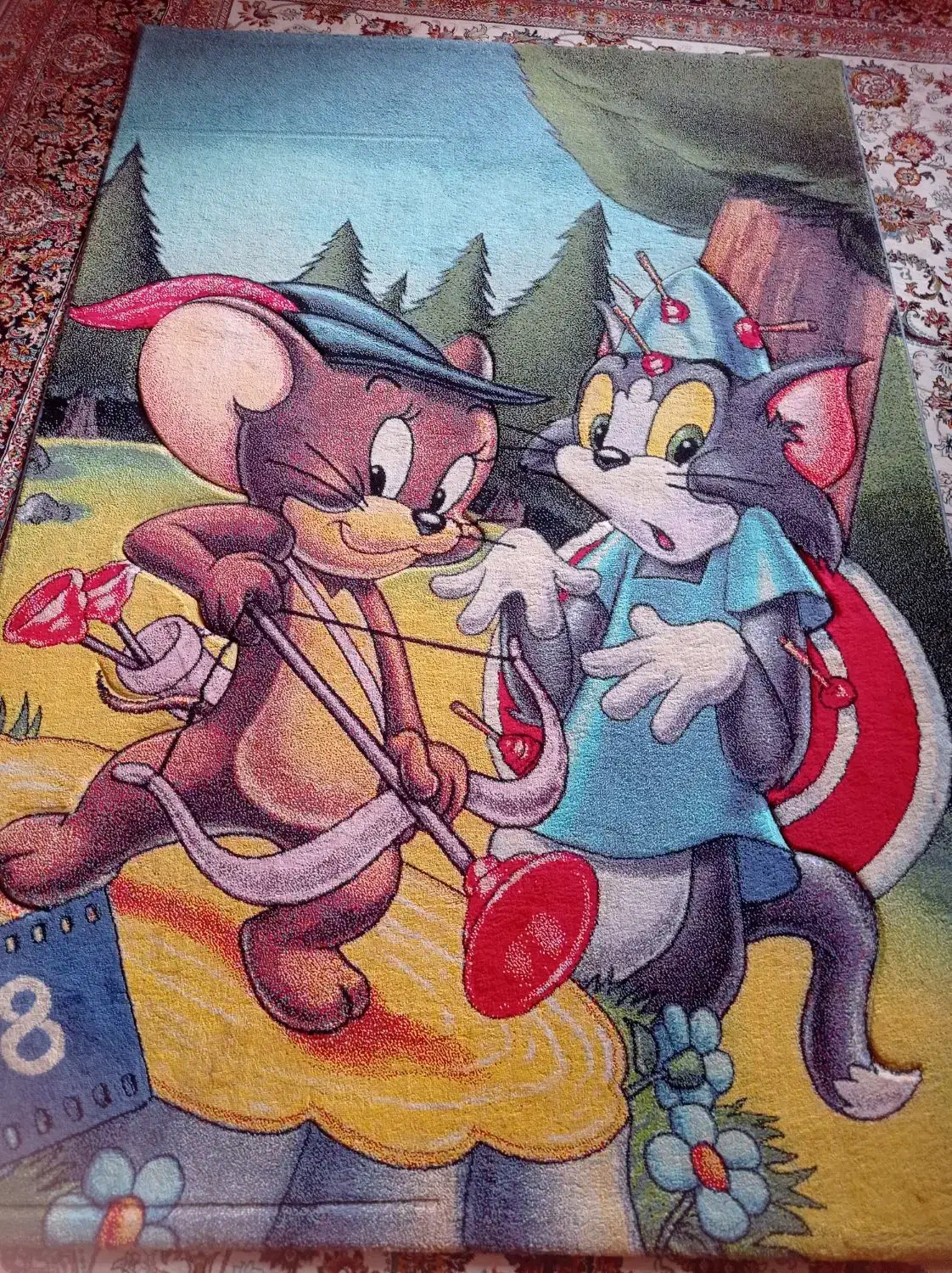 فرش بچگانه|فرش|اصفهان, ملک‌شهر|دیوار