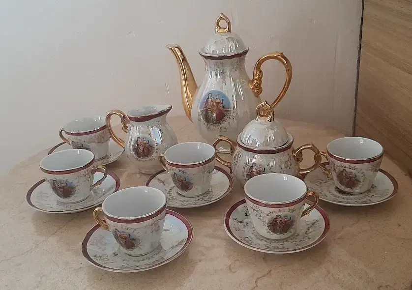 قهوه خوری یا شیرخوری لیلی مجنون ژاپنی قدیمی|کلکسیون اشیاء عتیقه|اصفهان, شهرک کاوه|دیوار