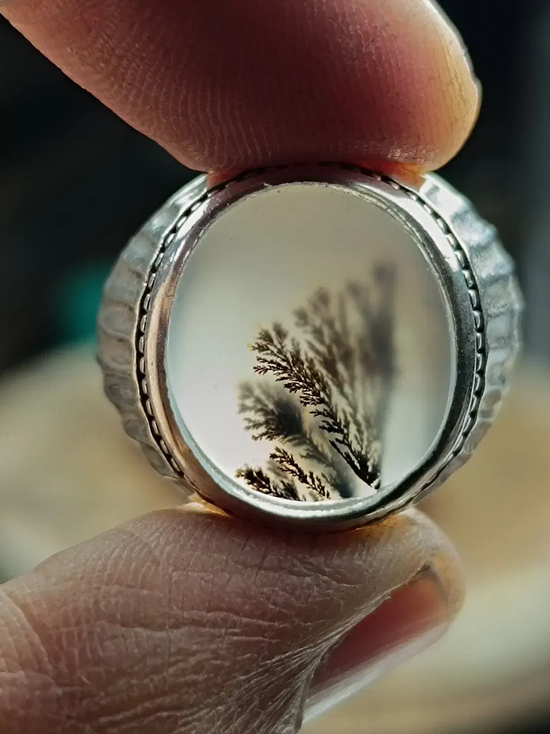 انگشتر شجر نقره|جواهرات|مراغه, |دیوار