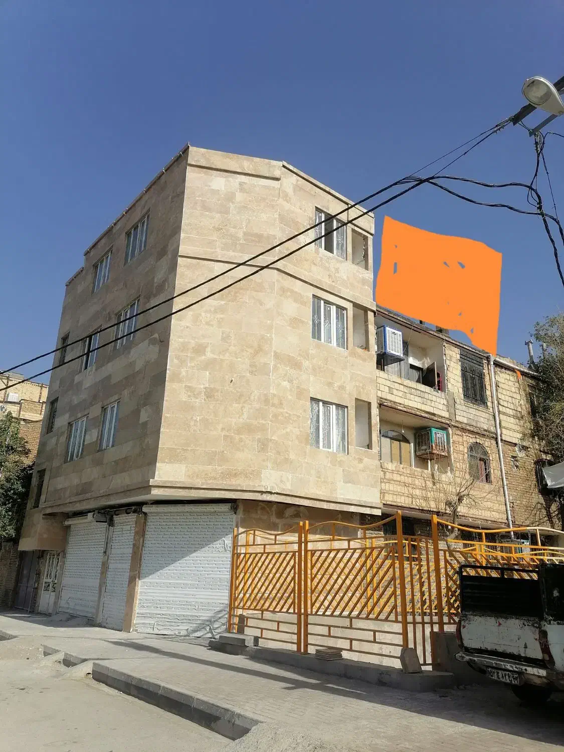 هوایی ۹۲ متری در شهرک ابوذر|فروش زمین و ملک کلنگی|مشهد, شهرک ابوذر|دیوار