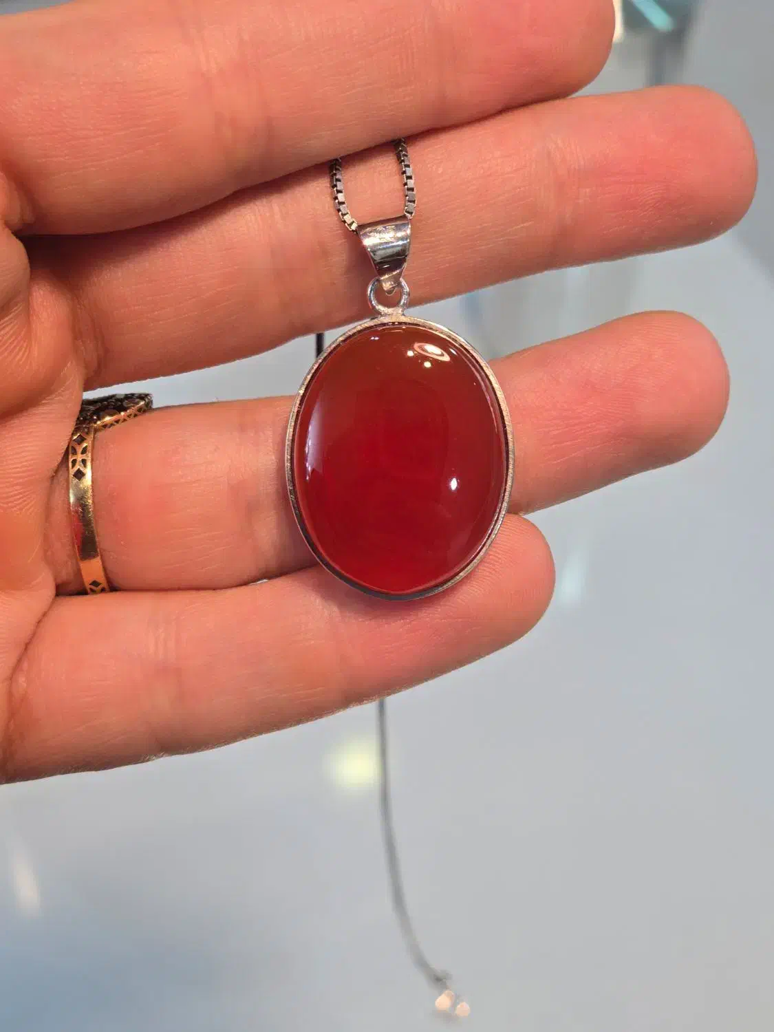 پلاک گردنی عقیق فیروزه گارنت زمرد زبرجد یاقوت|جواهرات|تهران, دهم فروردین|دیوار