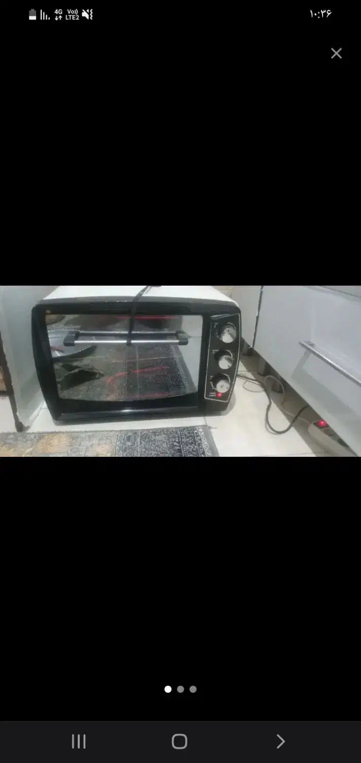 توستر ۶۰ لیتری سالم فقط درش یه خال جوش کوچیک|اجاق گاز و لوازم برقی پختوپز|تهران, جوادیه تهرانپارس|دیوار