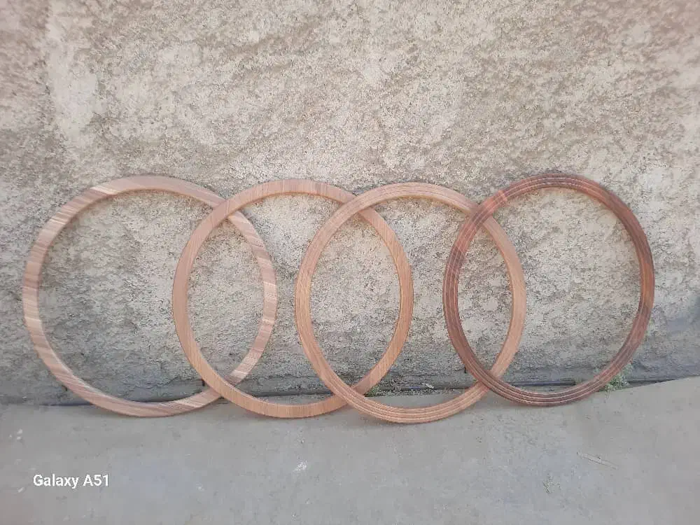 آینه گرد با قاب ام دی اف (سایز ۵۰ تا ۹۰ )|آینه|چهاردانگه (تهران), |دیوار