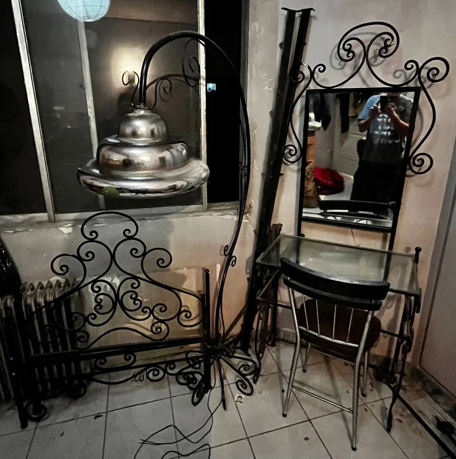 تخت فرفوژه با ست اینه و ابژور|تخت و سرویس خواب|تهران, گیشا|دیوار