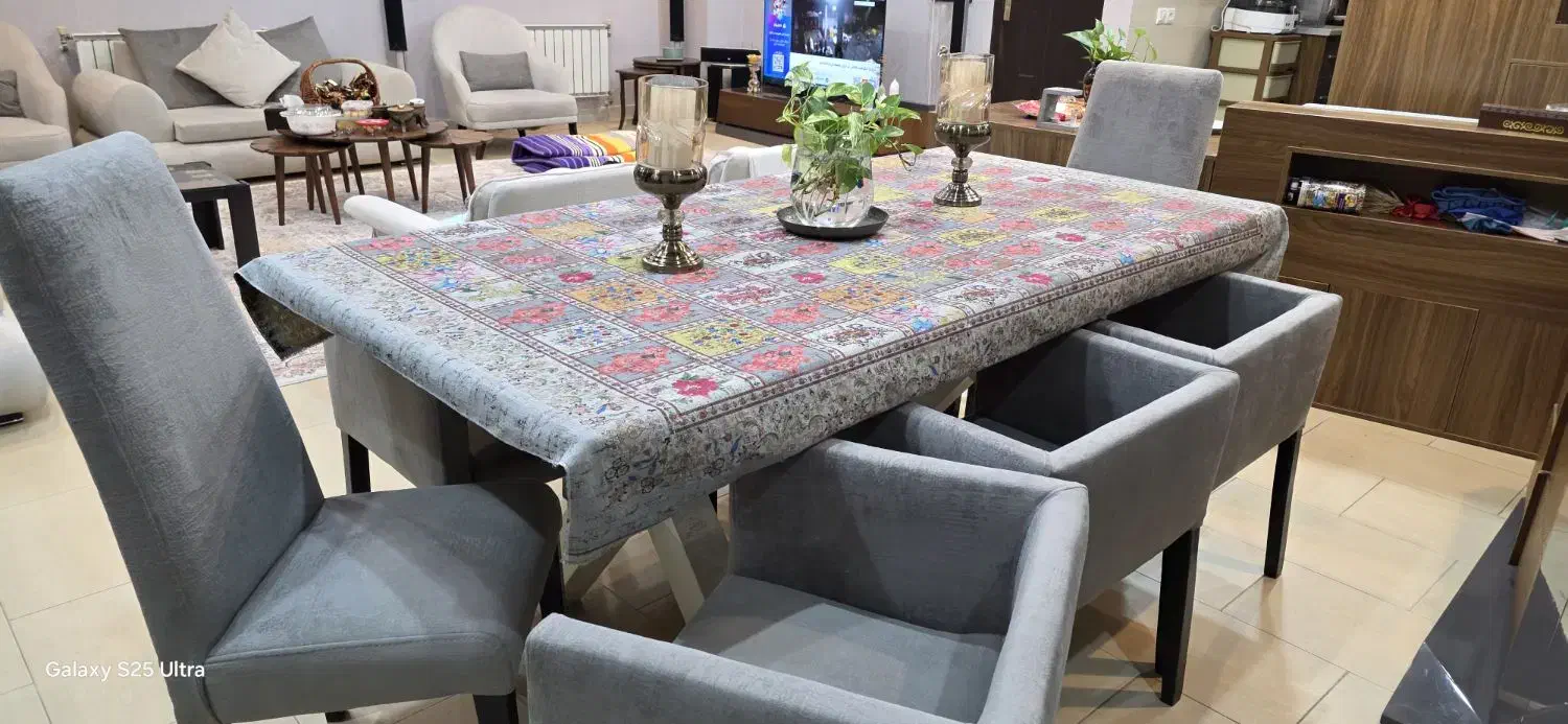 میز نهارخوری ۸ نفره|میز و صندلی غذاخوری|بابل, |دیوار