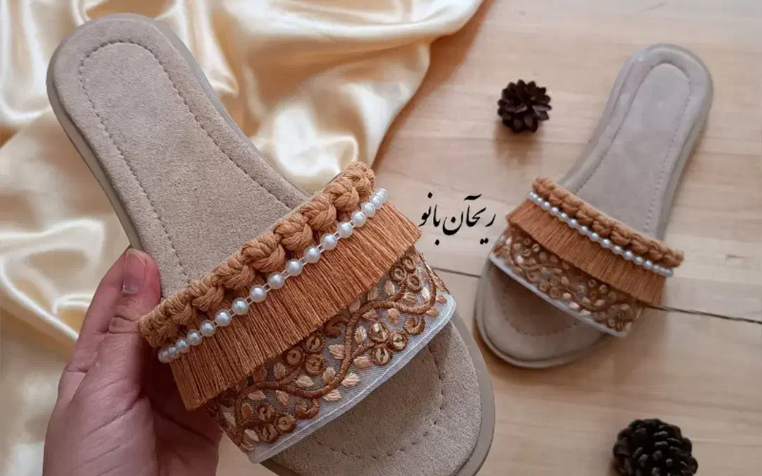 صندل مکرومه|کیف، کفش، کمربند|تربت جام, شهرک معلم|دیوار