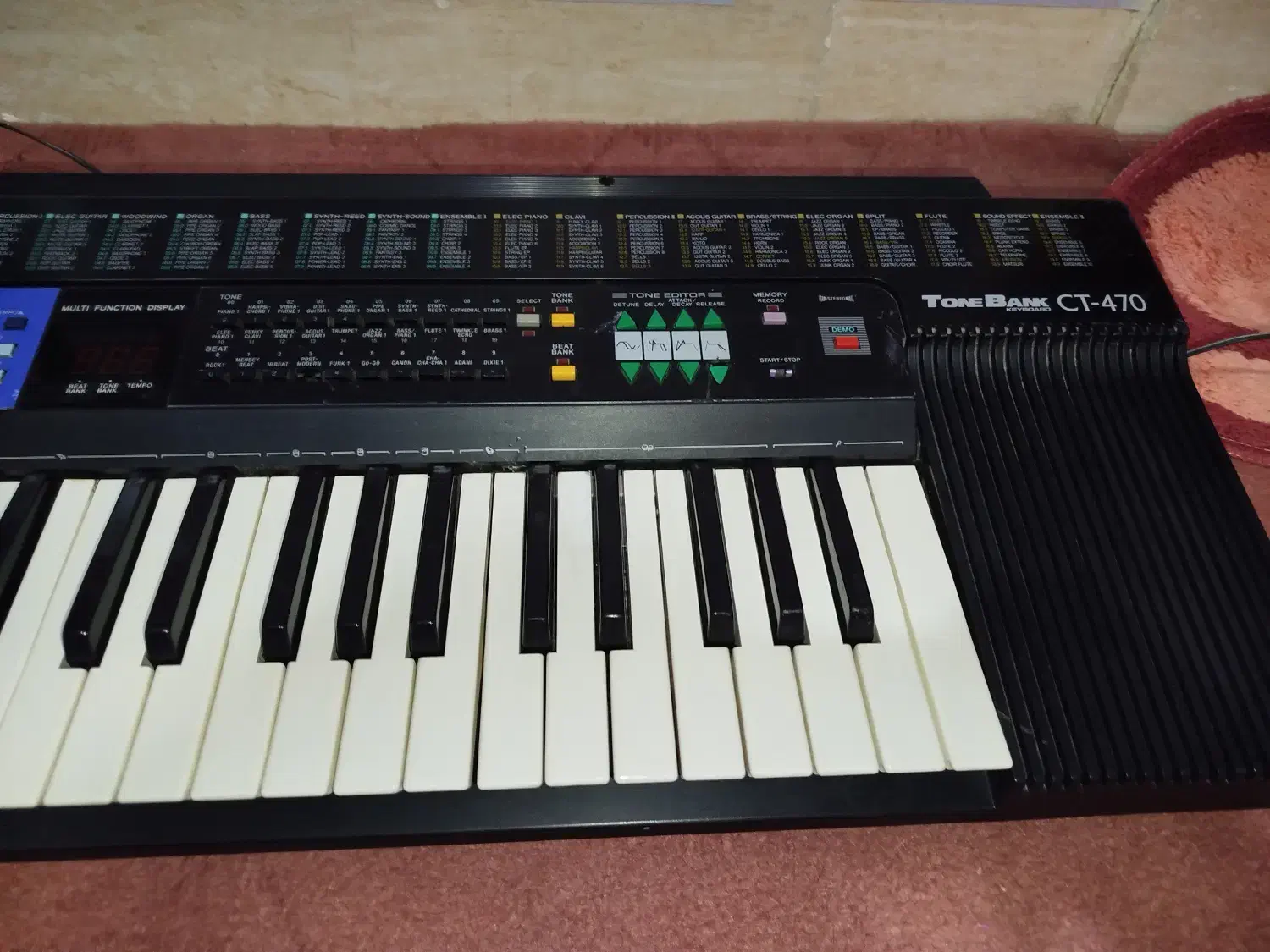 ارگ کاسیو مدل CT470|پیانو، کیبورد، آکاردئون|ملایر, |دیوار