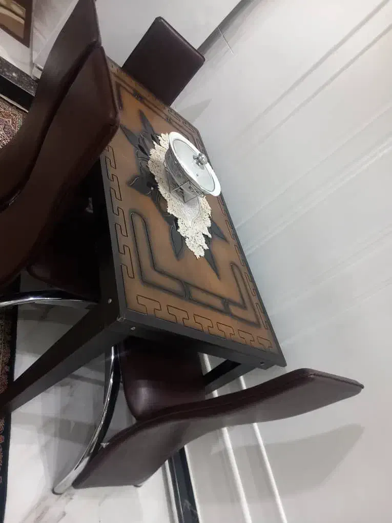 میز غذا خوری|میز و صندلی غذاخوری|ماکو, |دیوار