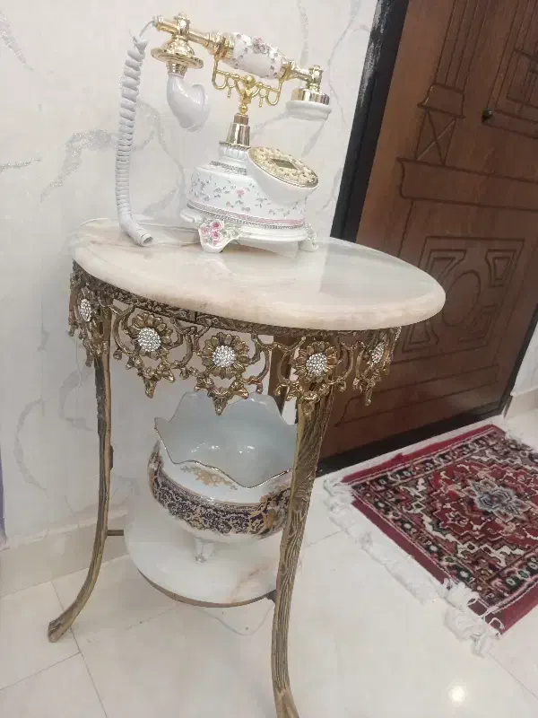 میز تلفن برنز سنگین|میز تلفن|تبریز, |دیوار