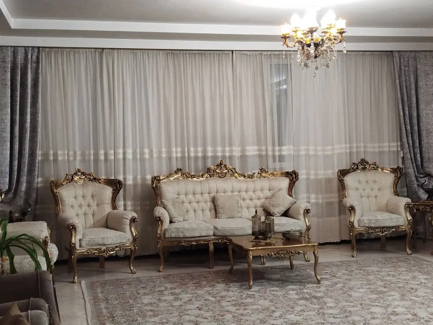 پرده پذیرایی|پرده، رانر، رومیزی|مشهد, مشکینی (شهرک غرب)|دیوار