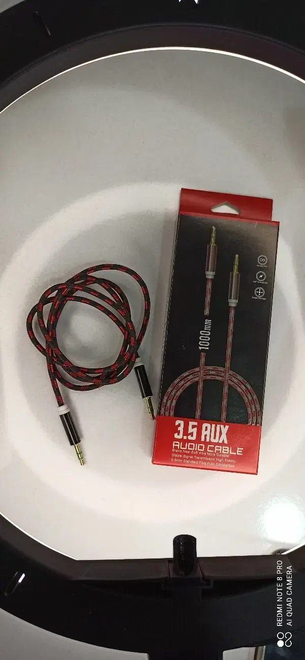 کابل صدا AUX با کیفیت جنس کنف|لوازم جانبی موبایل و تبلت|زابل, |دیوار