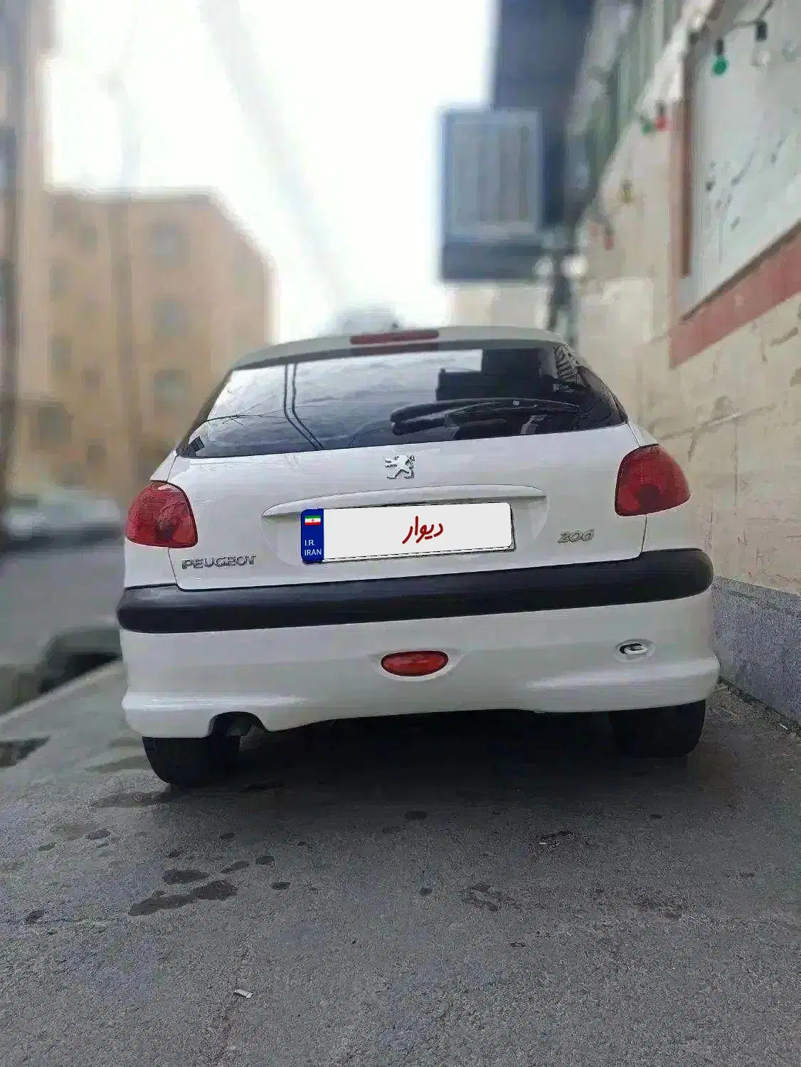 206 پاناروما سفید تیپ 3|خودرو سواری و وانت|تهران, فرزانه|دیوار