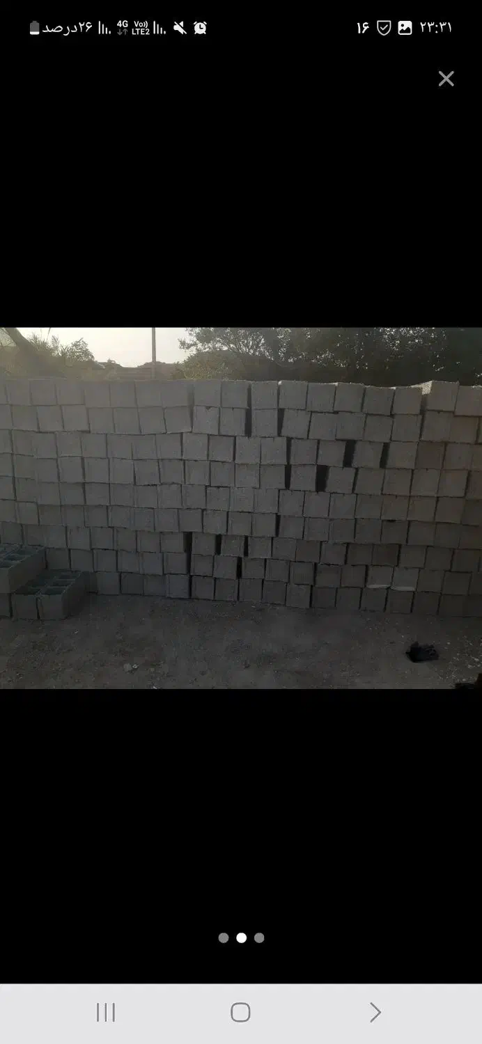 بلوک ۱۵/۳۶ محکم وبا دوام دانه ای ۱۰ هزارتومن|مصالح و تجهیزات ساختمان|گرگان, |دیوار