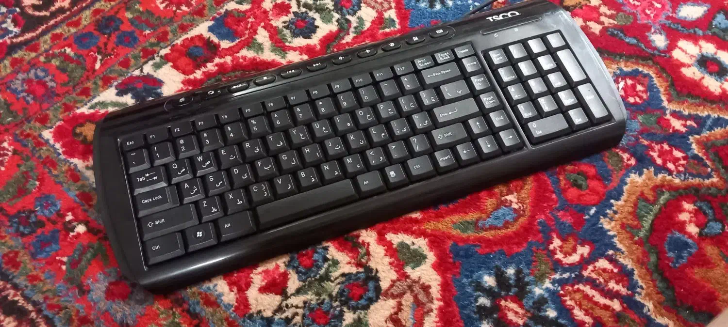 کیبورد تسکو اصل قدیمی با کارتن مدل TK 8150|قطعات و لوازم جانبی رایانه|مشهد, تربیت (صدف)|دیوار