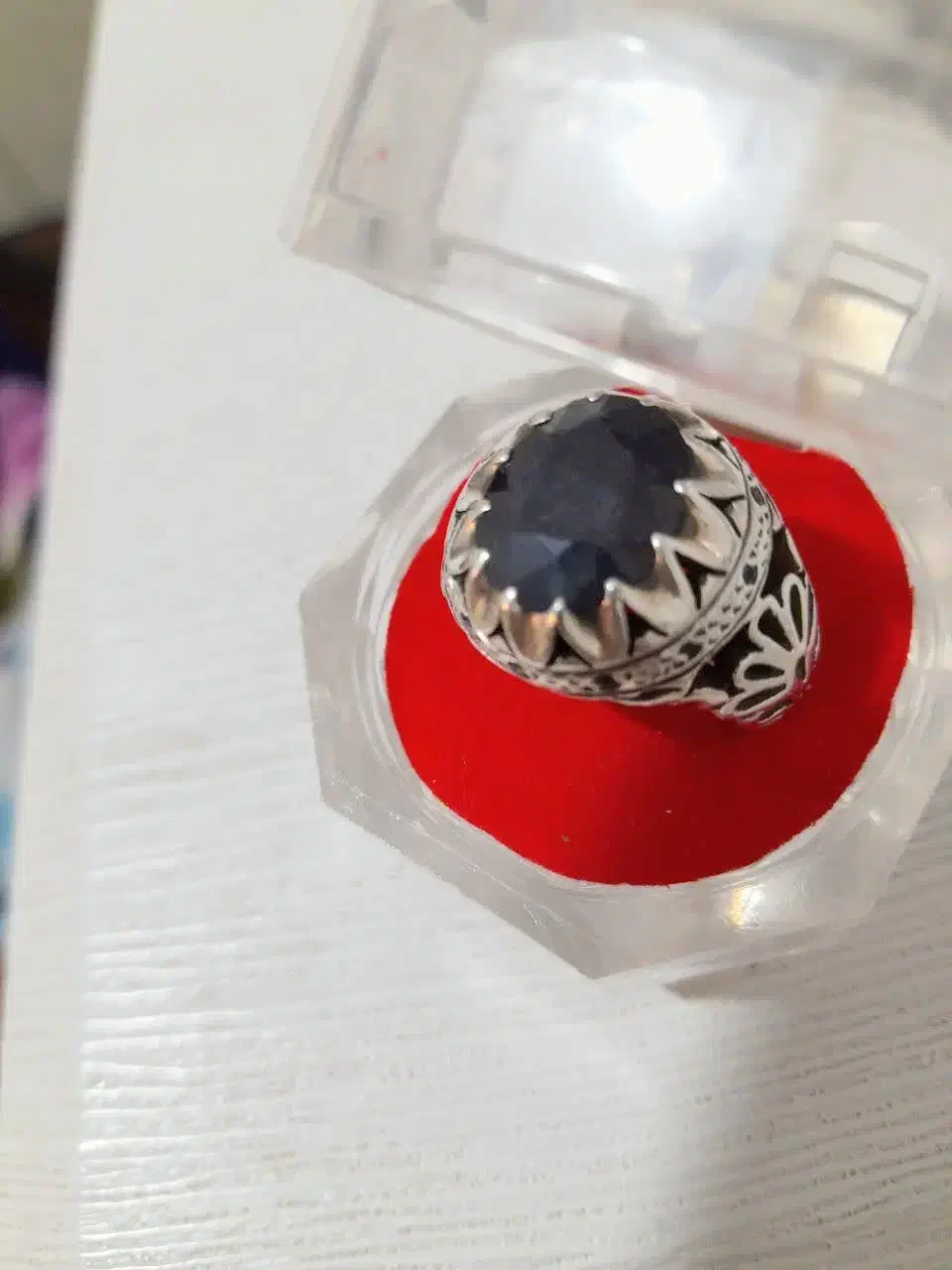 انگشتر یاقوت کبود اصل|جواهرات|قم, انصار‌الحسین|دیوار