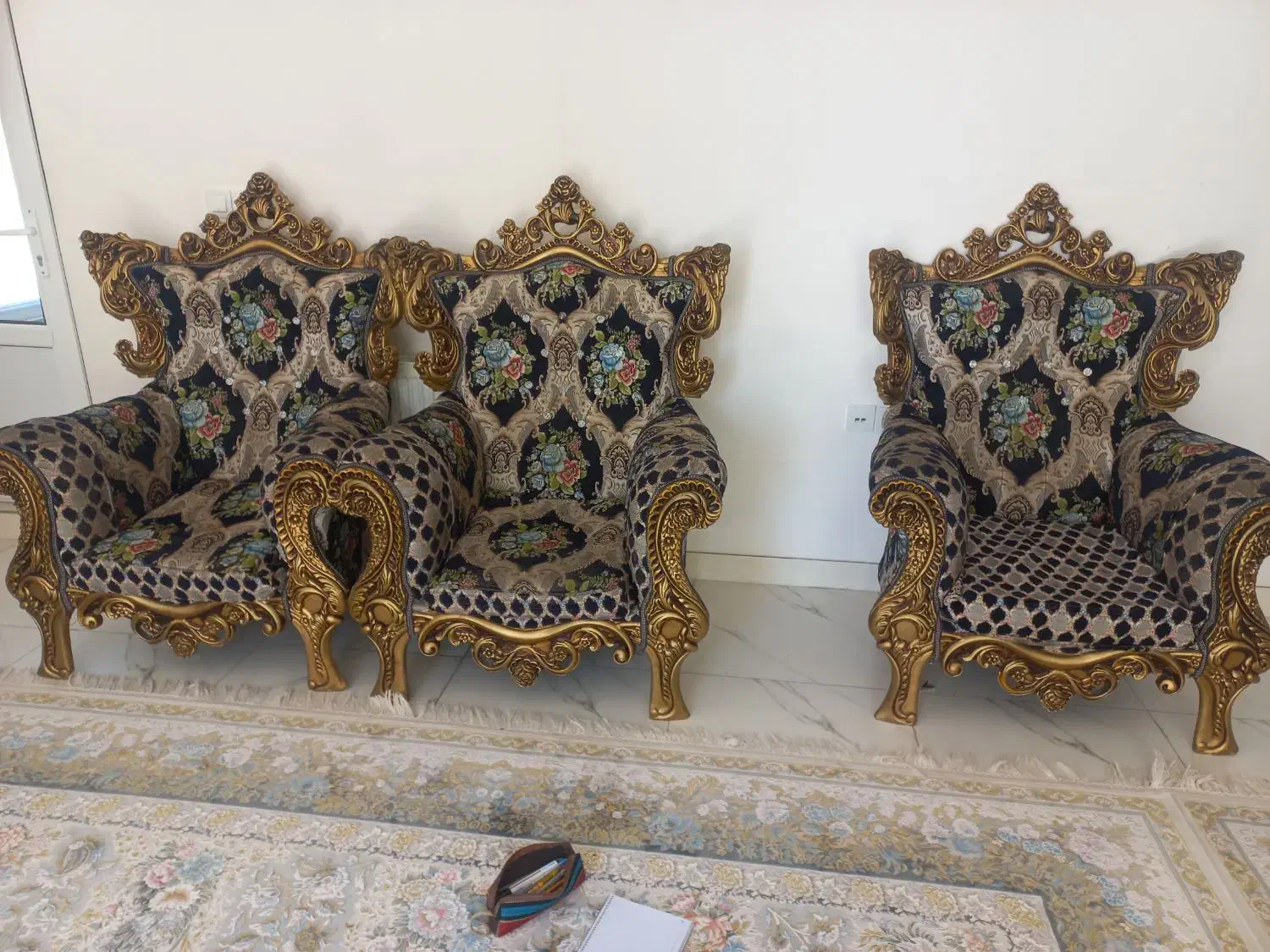 مبل سلطنتی|مبلمان خانگی و میز عسلی|سقز, |دیوار