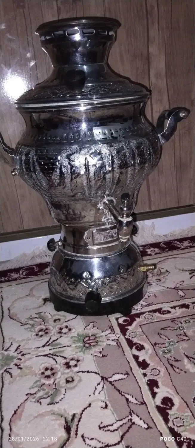 سماورگازی|سماور، چای‌ساز، قهوه‌ساز|خوی, |دیوار