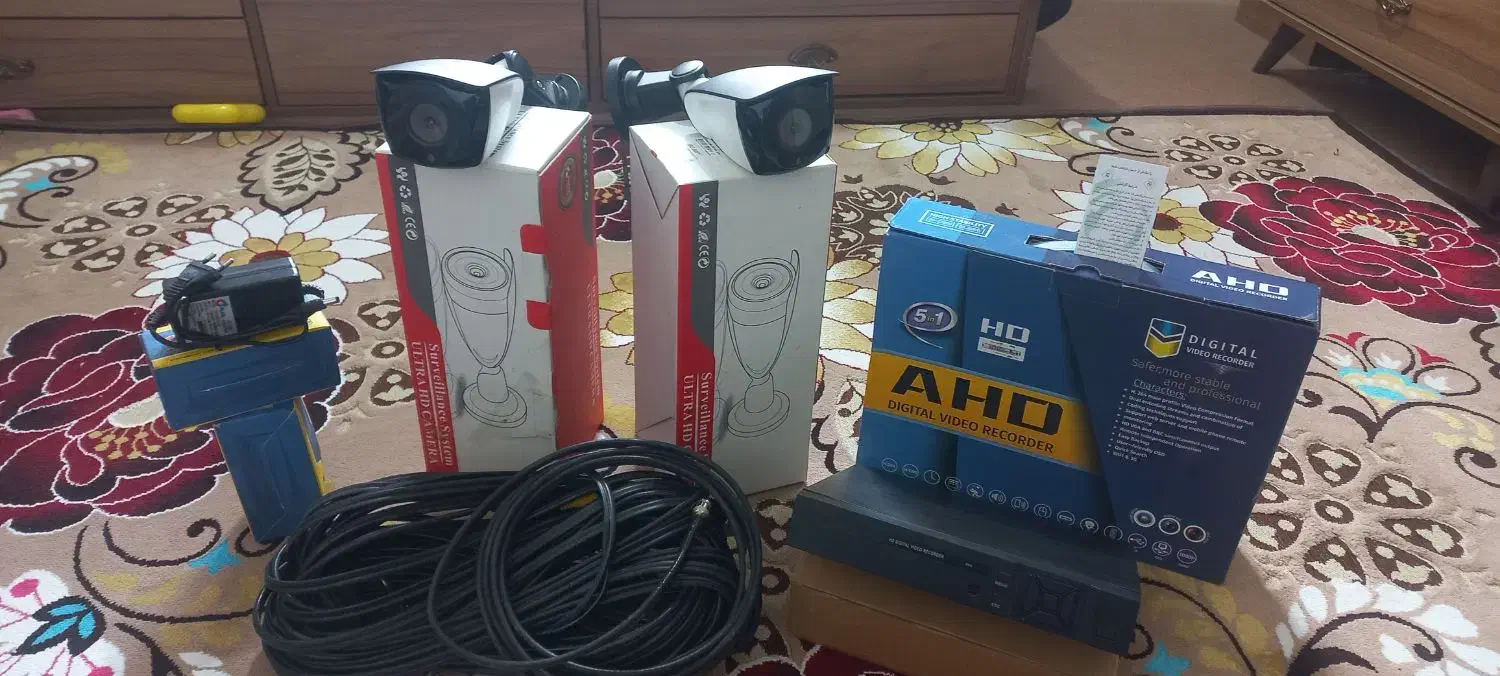 دوربین مداربسته (فراگستر) باتمام لوازم اماده نصب|دوربین مداربسته|شهرکرد, |دیوار