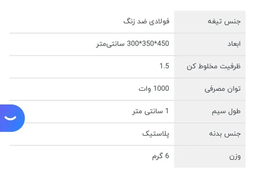 غذا ساز سی کات|خردکن، آسیاب، غذاساز|تهران, جنت‌آباد مرکزی|دیوار