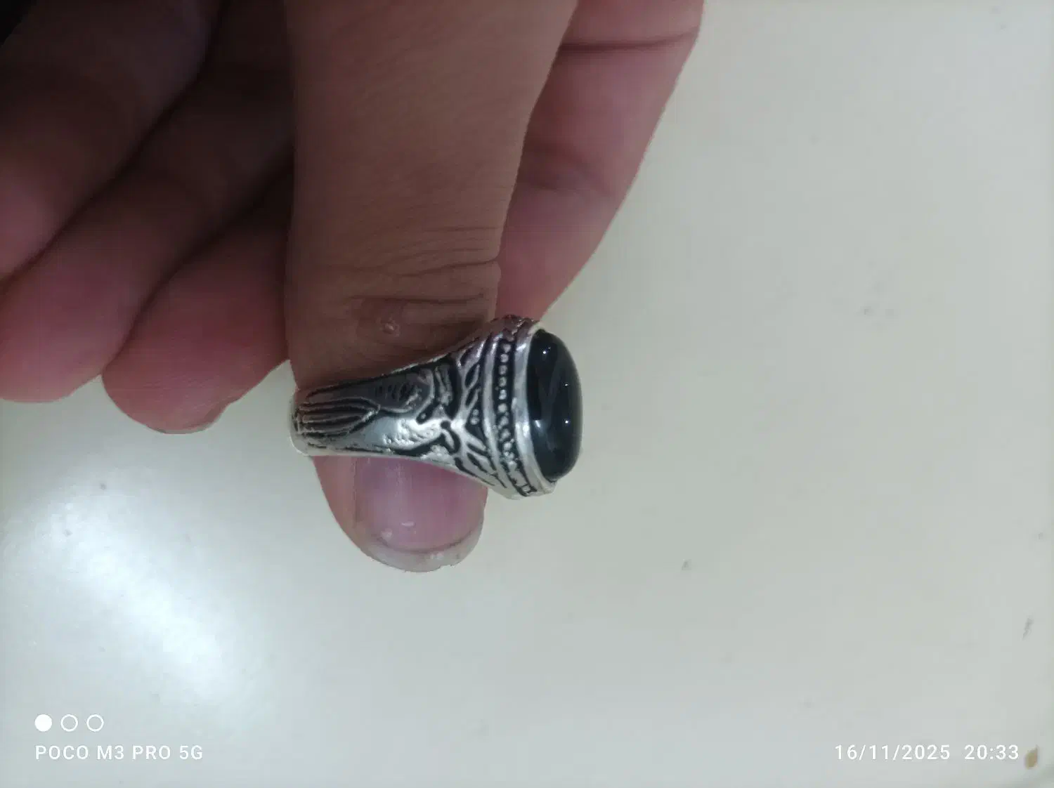 انگشتر نقره مردانه|جواهرات|اردبیل, |دیوار