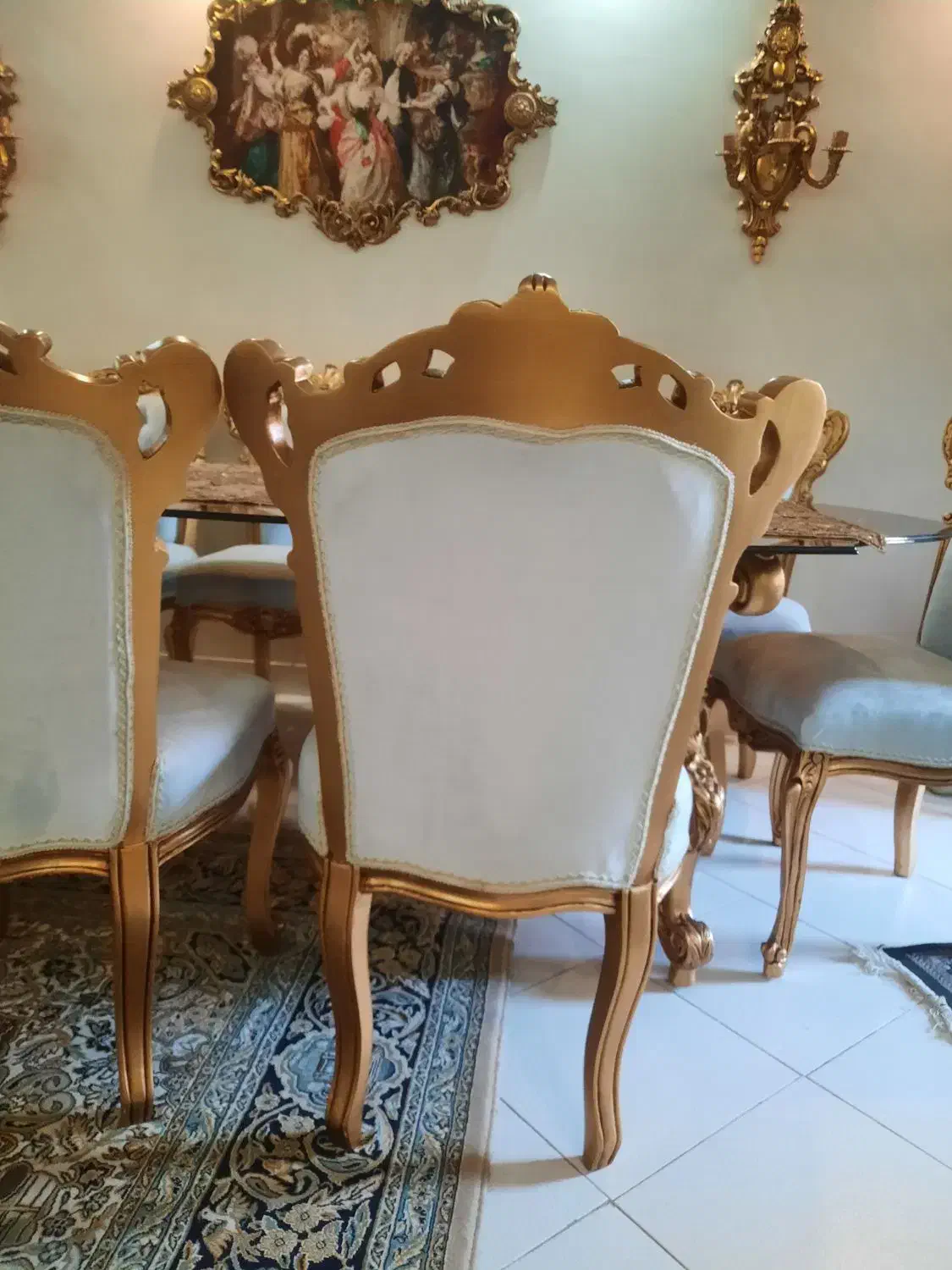 ست مبلمان ۸ نفره و غذاخوری ۱۰ نفره استیل در حدنو|مبلمان خانگی و میز عسلی|تهران, دردشت|دیوار