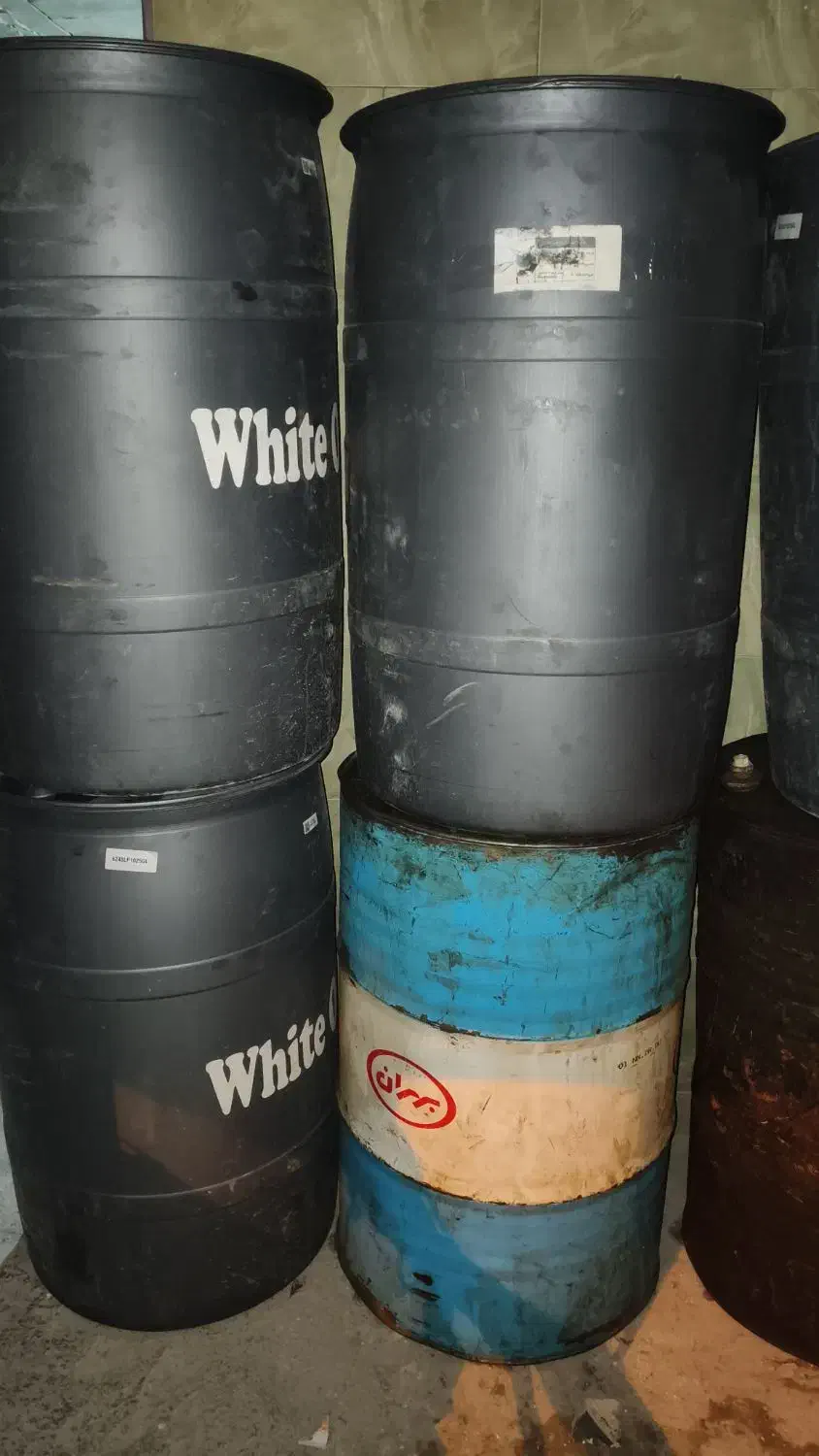 بشکه 220 لیتری|ظروف نگهدارنده، پلاستیکی، یک‌بارمصرف|هندیجان, |دیوار