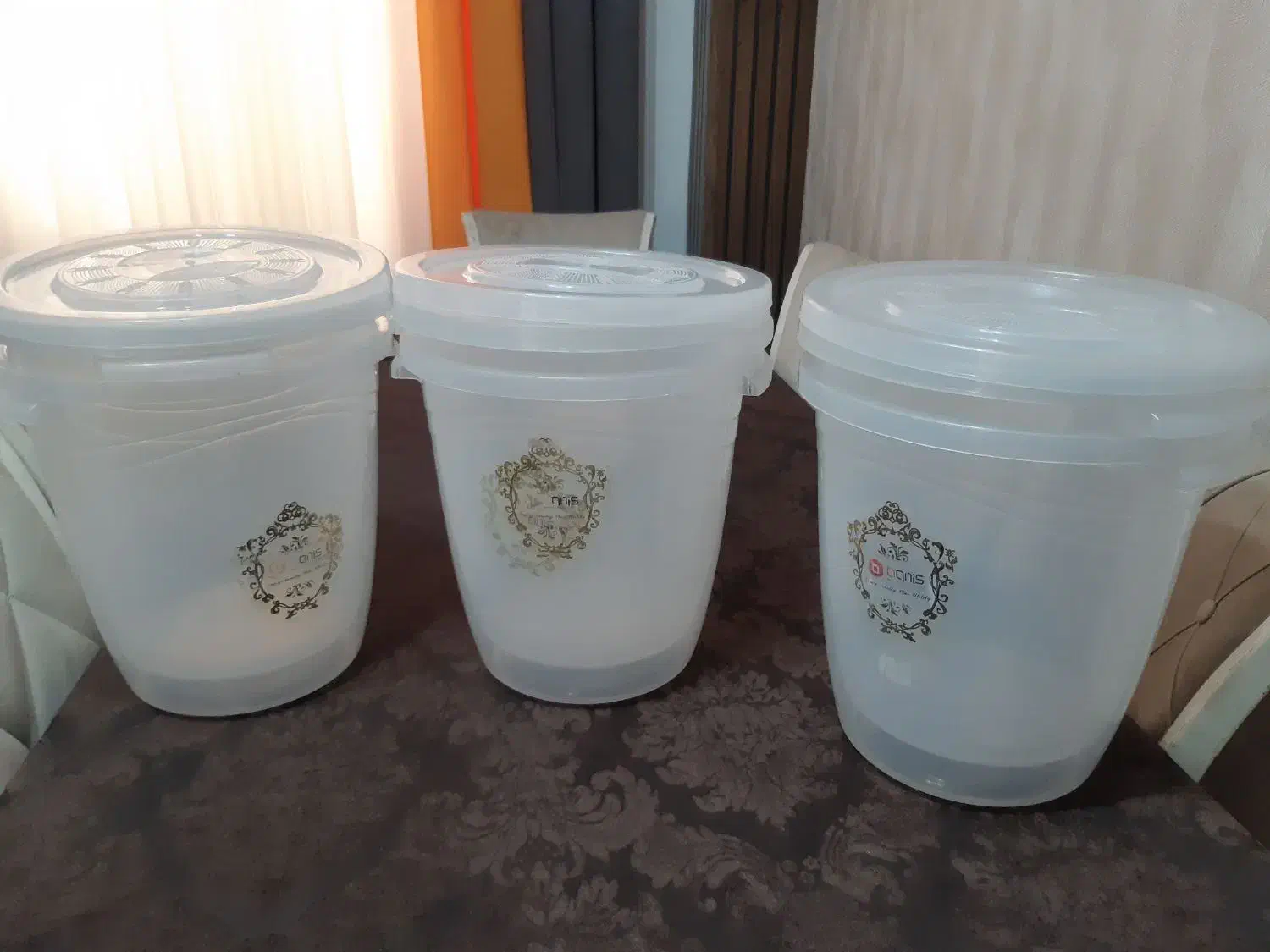 سطل درب دار و دبه درجه ۱|ظروف نگهدارنده، پلاستیکی، یکبارمصرف|رشت, شهرک صبا|دیوار