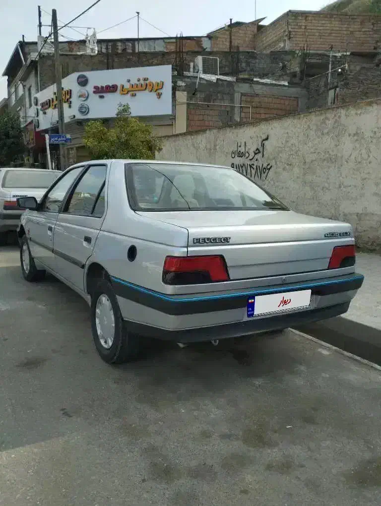 پژو۴۰۵مدل۹۳کارکرد ۴۶ بی رنگ زیرخاکی دوگانه کارخانه|خودرو سواری و وانت|گرگان, |دیوار