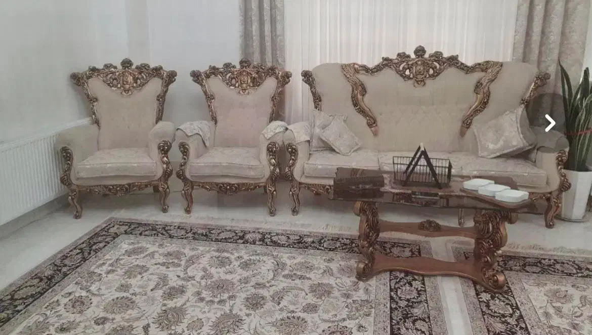 مبل سلطنتی|مبلمان خانگی و میز عسلی|گرگان, |دیوار