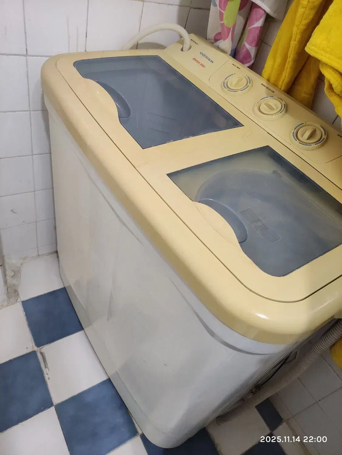 لباسشویی دوقلو|ماشین لباسشویی و خشککن لباس|فولادشهر, B5|دیوار