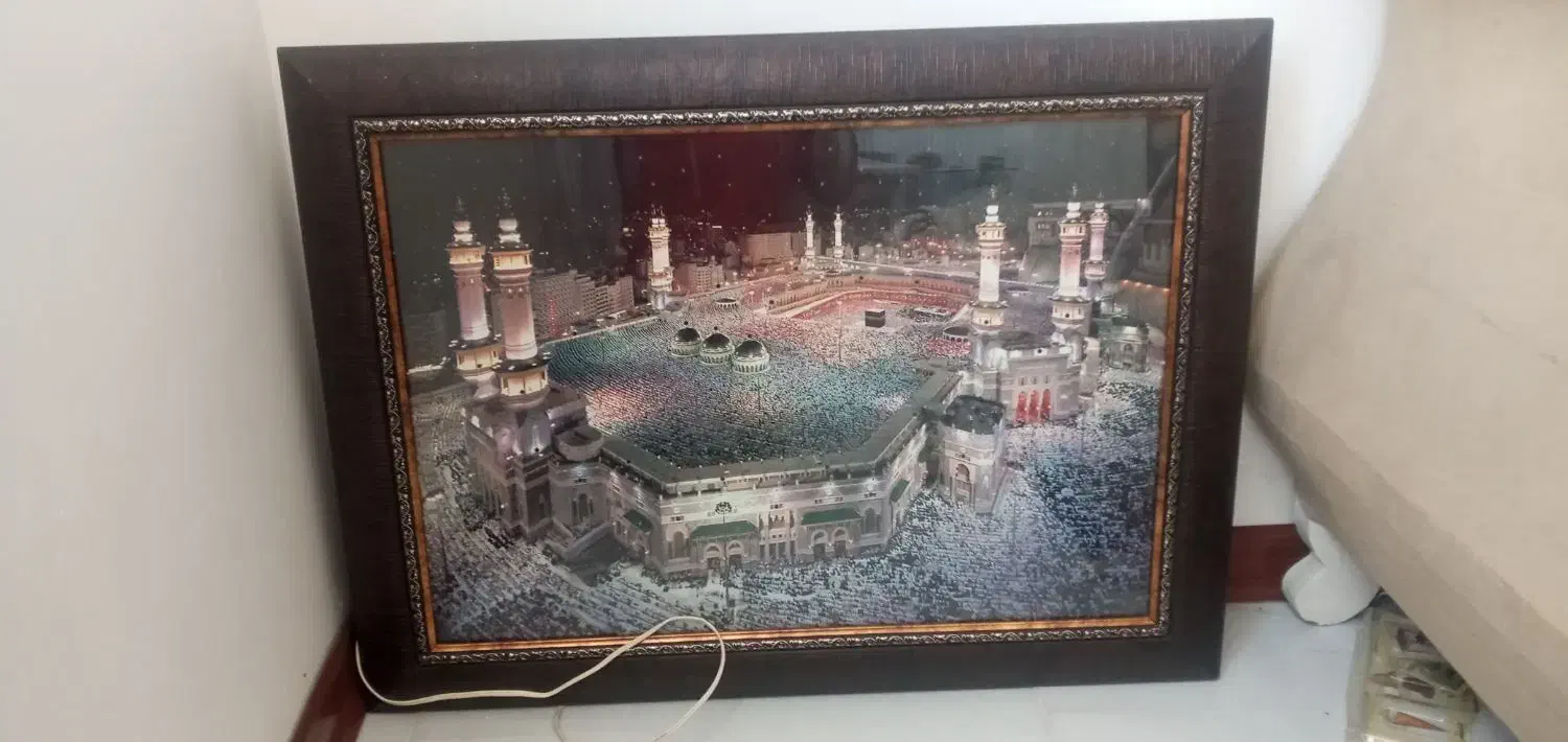 تابلو وچراغ خواب خانه خدا|چراغ خواب و آباژور|اشتهارد, |دیوار