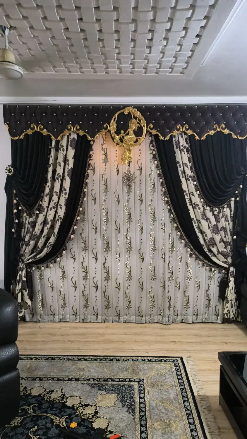 پرده|پرده، رانر، رومیزی|امیدیه, |دیوار