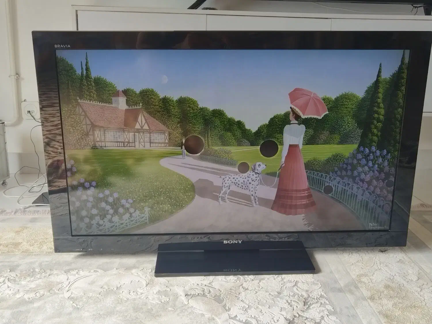 تلویزیون سونی براویا ۴۲ اینچ|تلویزیون و پروژکتور|قروه, |دیوار