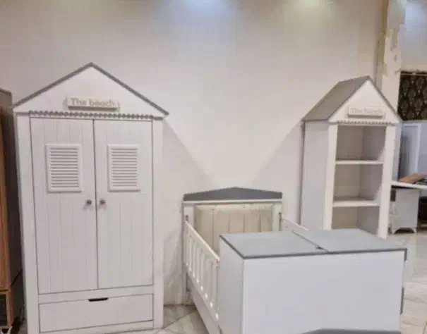 سرویس نوزادنوجوان طرح کلبه|تخت و سرویس خواب|پاکدشت, پاکدشت (مامازند)|دیوار