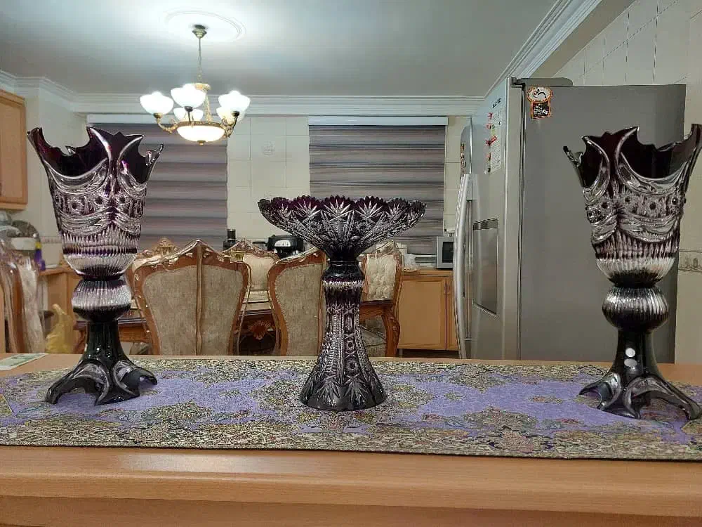 یکعدد میوه خوری و جام کریستال اصل چک|ظروف سرو و پذیرایی|تهران, صادقیه|دیوار