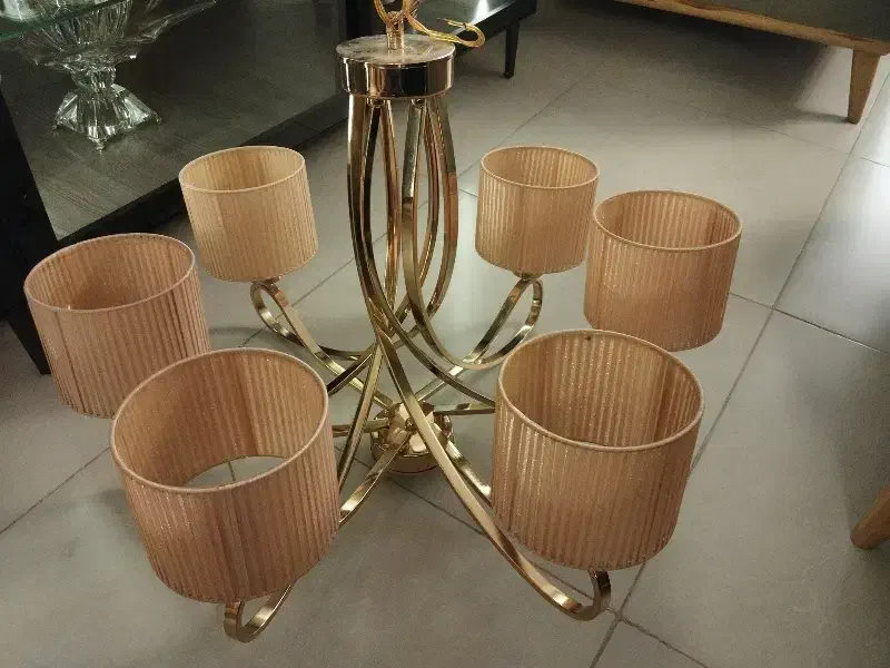 سه عدد لوستر استیل|لوستر و چراغ آویز|تهران, شهرک مخابرات|دیوار