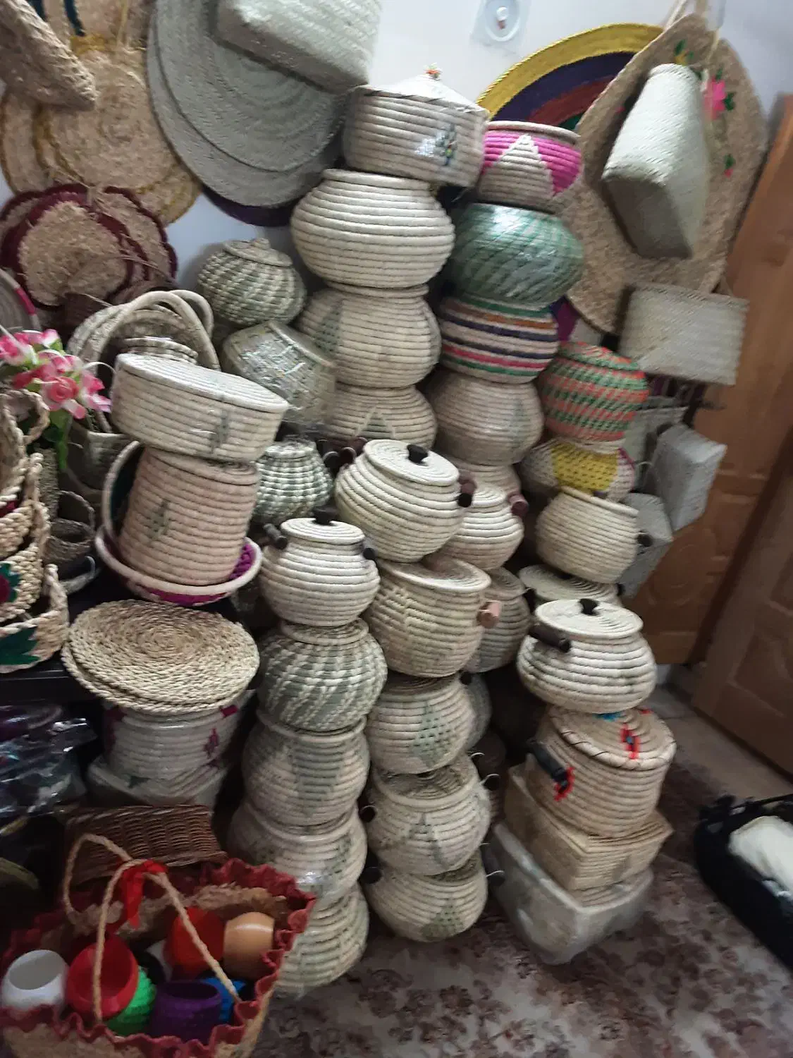 همه مدل وسایز جابرنجی حصیری|ظروف نگهدارنده، پلاستیکی، یک‌بارمصرف|قم, یزدان‌شهر|دیوار