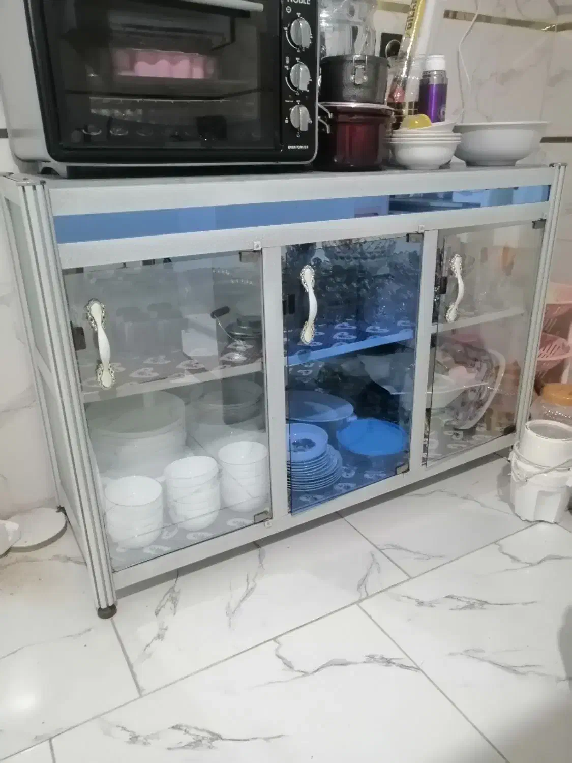 کابینت آلمینیوم|مصالح و تجهیزات ساختمان|سیلوانه, |دیوار