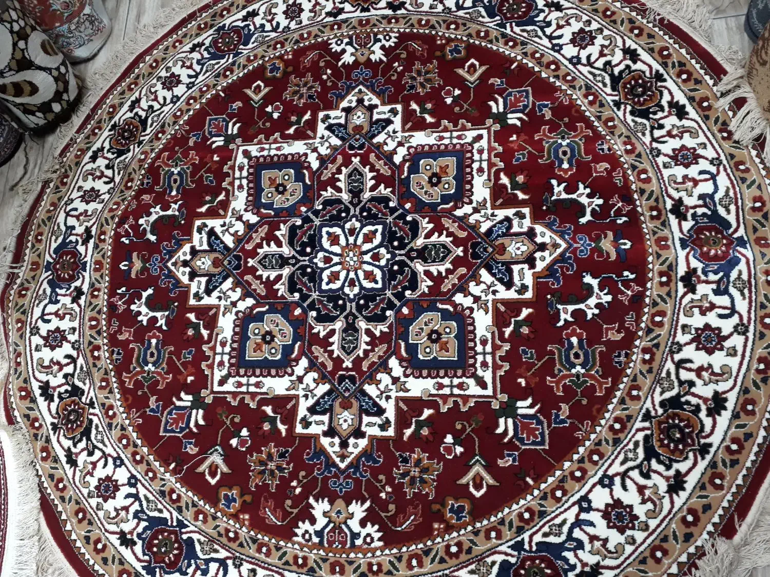 فرش آشپزخانه هریس دایره مارک بوستان ۱۵۰×۱۵۰|فرش|تبریز, |دیوار