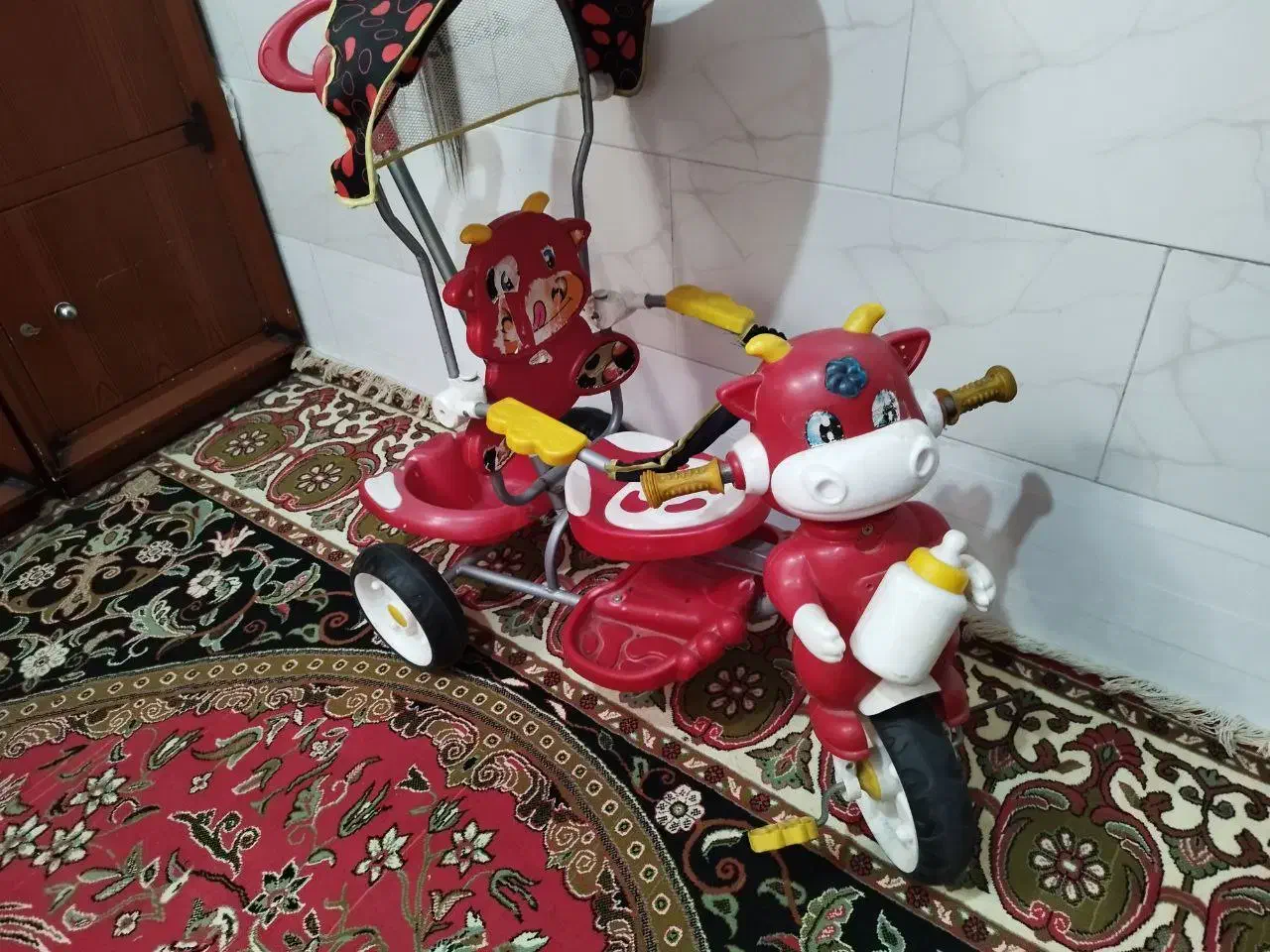 سه چرخه گهواره روروئک|اسباب و اثاث بچه|شیراز, شهرک کوشکک|دیوار