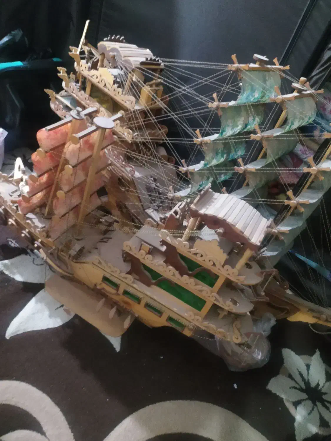 کشتی بزرگ|مجسمه، تندیس، ماکت|قم, قلعه کامکار|دیوار