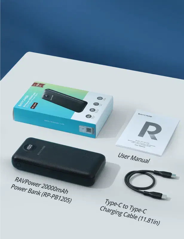 پاوربانک RavPower 20000|لوازم جانبی موبایل و تبلت|اصفهان, گلزار|دیوار