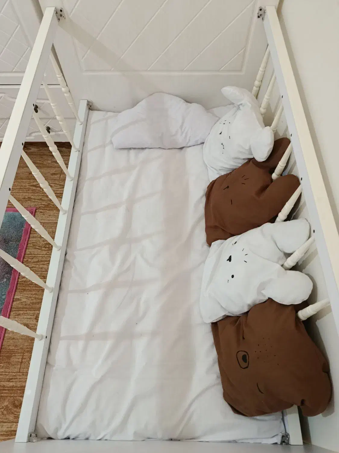 تخت خواب سیسمونی نوزاد و کودک|اسباب و اثاث بچه|آبیک, |دیوار