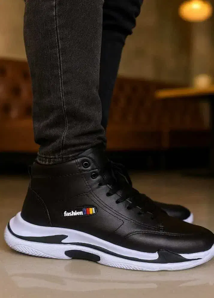 کفش ساقدار مردانه مشکی..درب منزل|کیف، کفش، کمربند|تهران, مینابی|دیوار