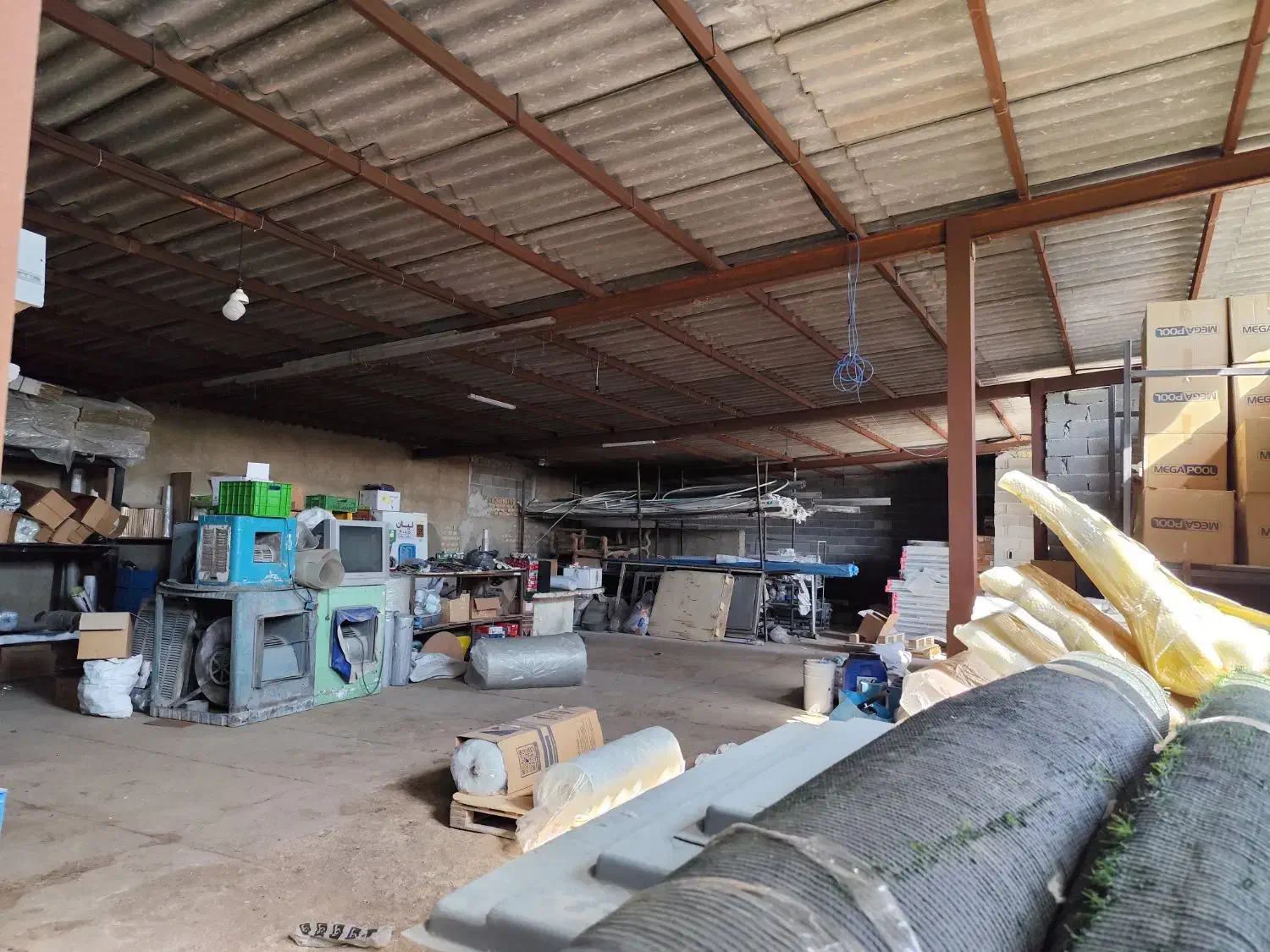 سالن۱۲۰۰مترکلا۳۵۰۰متربرق۵۰گازجی۱۶|اجارهٔ دفتر صنعتی، کشاورزی، تجاری|شاهدشهر, |دیوار