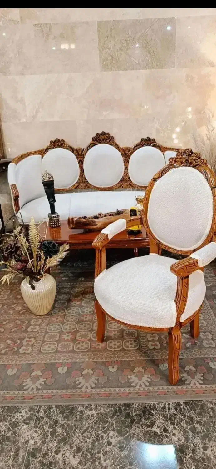 مبل لهستانی به دلیل تغییر شغل نصف قیمت|مبلمان خانگی و میز عسلی|تنکابن, |دیوار