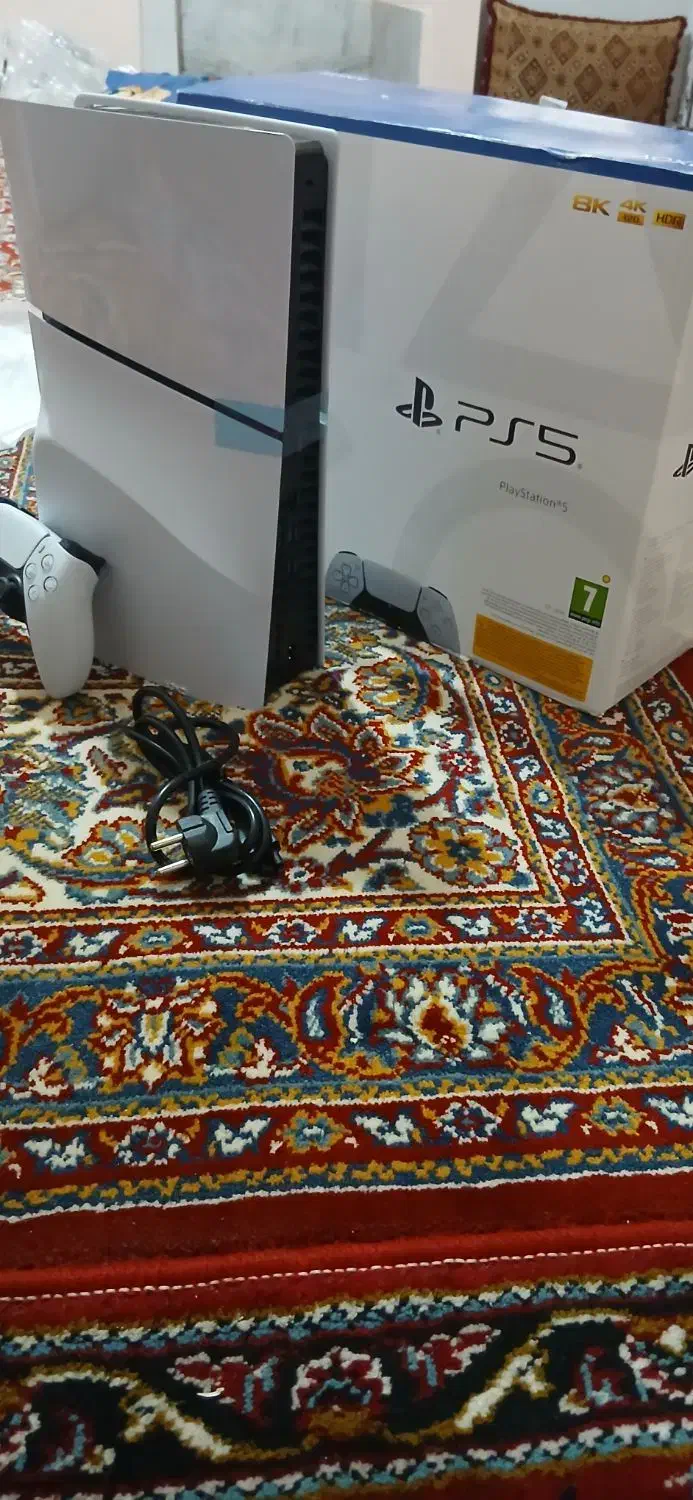 پی اس ۵ نو تک دسته دیسک خور  اسلیم|کنسول، بازی ویدئویی و آنلاین|کرج, مصباح|دیوار